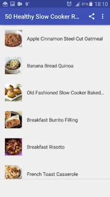 50 Healthy Slow Cooker Recipes android App screenshot 3